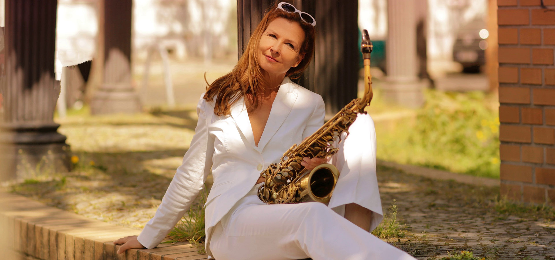 Saxophonistin Ines Weber